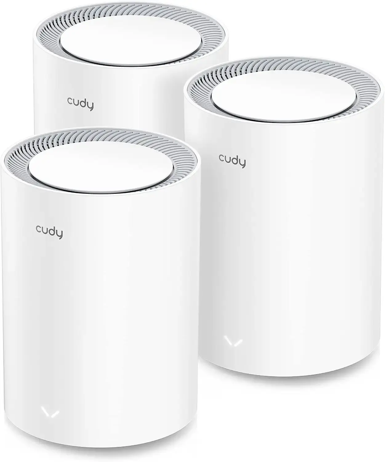 Cudy WiFi 6 Mesh Router AX3000, 2.5G Port, Whole Home Mesh WiFi System, Dual Band 3000Mbps, Connect 200+ Devices, App Control & Parental Control, VPN Router for Gaming, Streaming & Smart Home, 3-Pack