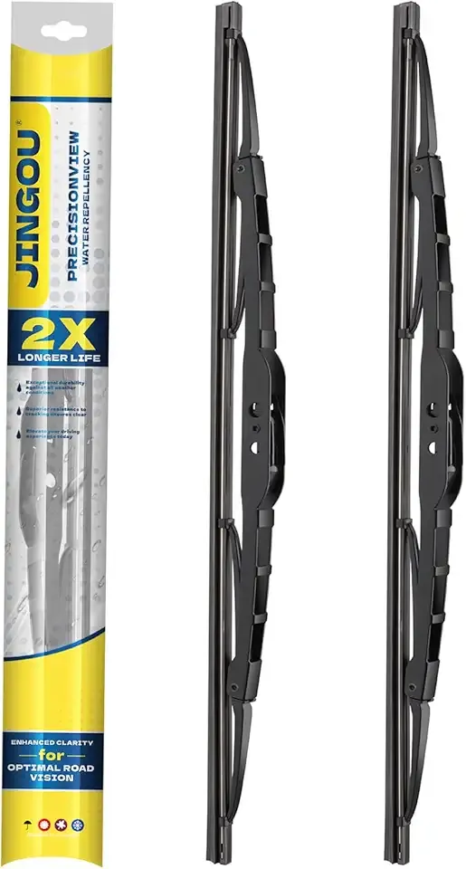 18''+18'' Wiper Blades, Compatible with Ford Ranger 1995-2011 Premium All-Season Windshield Wiper Blades-Driver and Passenger Side,Automotive Replacement Windshield Wiper Blade (Pack Of 2)