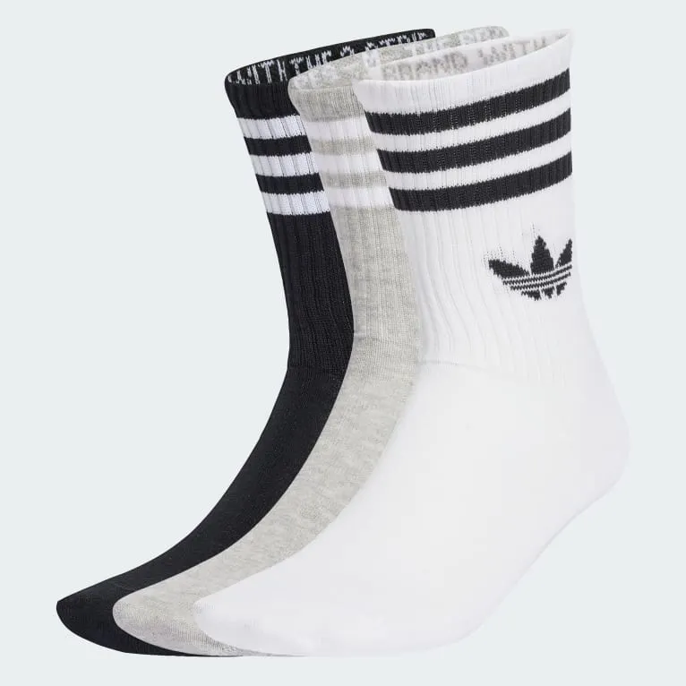 3-Stripes Crew Socks 3 Pairs