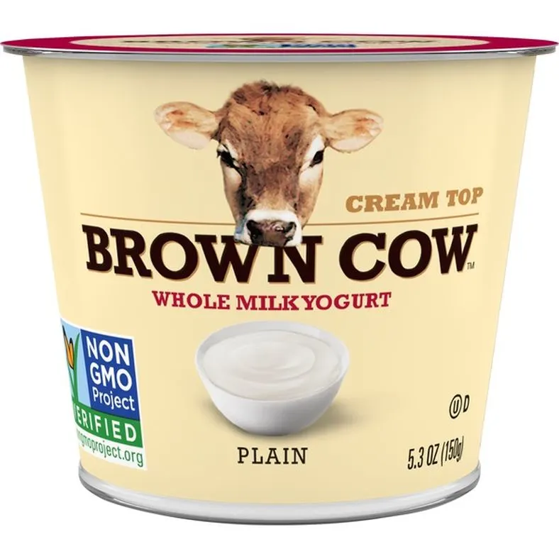 Brown Cow® Cream Top Plain Whole Milk Yogurt