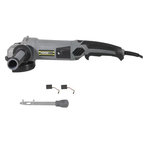 Performax® 9-Amp Corded 4-1/2" Slide Switch Angle Grinder