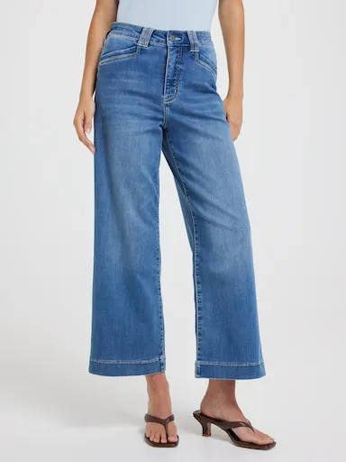 Just Jeans Amaze High Rise Wide Leg Ankle Jeans