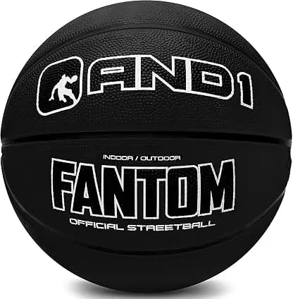 AND1 Rubber Basketball, Official Regulation Size 7(29.5"), Indoor/Outdoor | Deep Chanel Construction, Superior Grip, Vibrant Graffiti Design, Premium Heavy-Duty Materials, Comes Deflated AND1 Rubber Basketball, Official Regulation Size 7(29.…