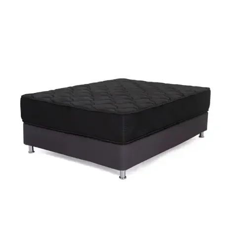 Cama Americana Cala Black 1.5 Plazas