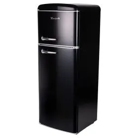 Frigorifero vintage doppia porta 240 L 54,6x55,4x148,7cm, nero, Kooper