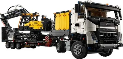 LEGO® TECHNIC - 42175 - CAMION VOLVO FMX ET PELLETEUSE ELECTRIQUE EC320