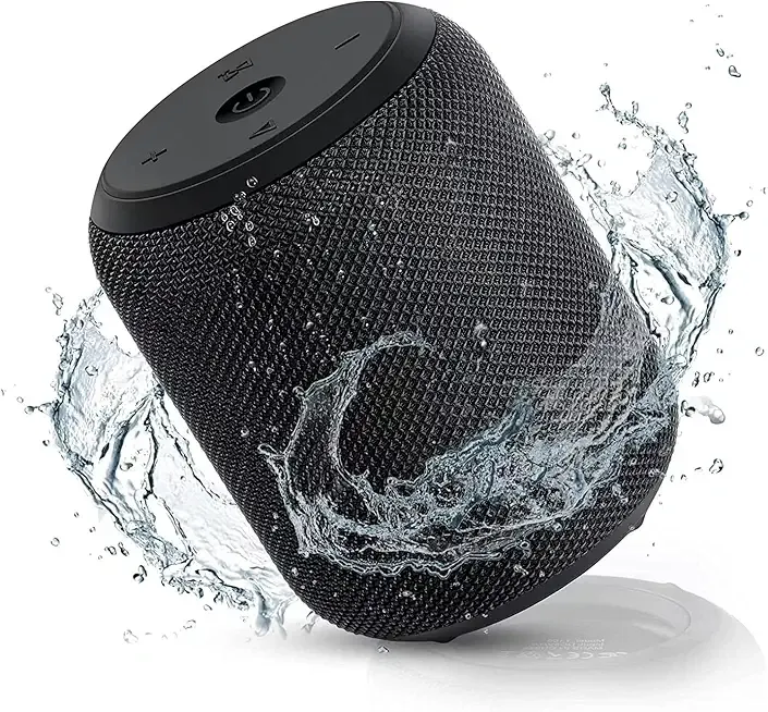 NOTABRICK Bluetooth Speakers, 15W Portable Speakers Bluetooth Wireless V5.0 with Stereo Sound, Active Extra Bass, IPX6 Waterproof Shower Speaker, Double Pairing, for Party, Home Theater, Game Theater