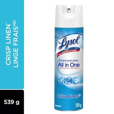 Disinfectant Spray, Crisp Linen, Disinfect and Eliminate Odours on Hard Surfaces & Fabrics