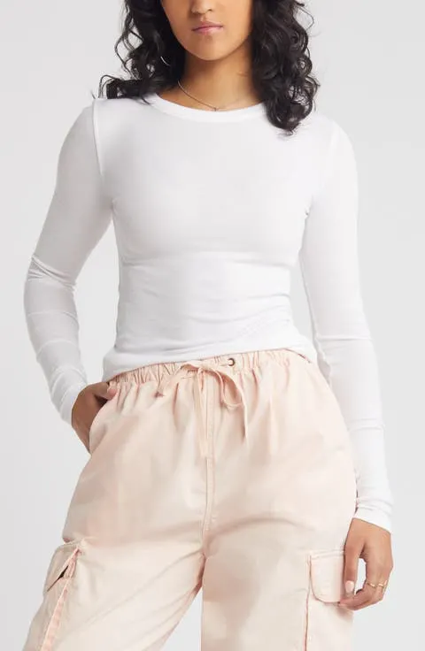 BP. Ribbed Long Sleeve T-Shirt