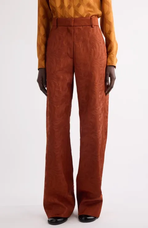 Dries Van Noten Paxy Matelassé Wide Leg Pants