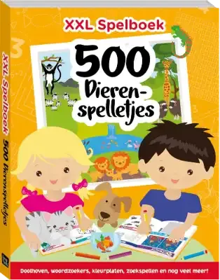 XXL Spelboek - 500 Dierenspelletjes