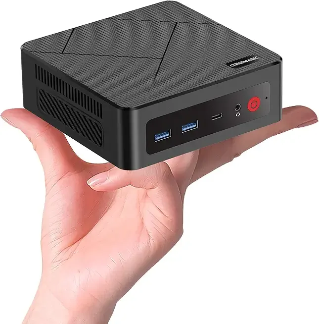 C4 Mini PC 11 Pro, Ryzen 5 3550H (Beat 4300U /3500U /3300U) Desktop Computer Dual 1000Mbps NIC LAN, 16GB RAM 512GB SSD Micro PC, WiFi 5, BT 5.0, Triple Display, PC for Home Theater, Office