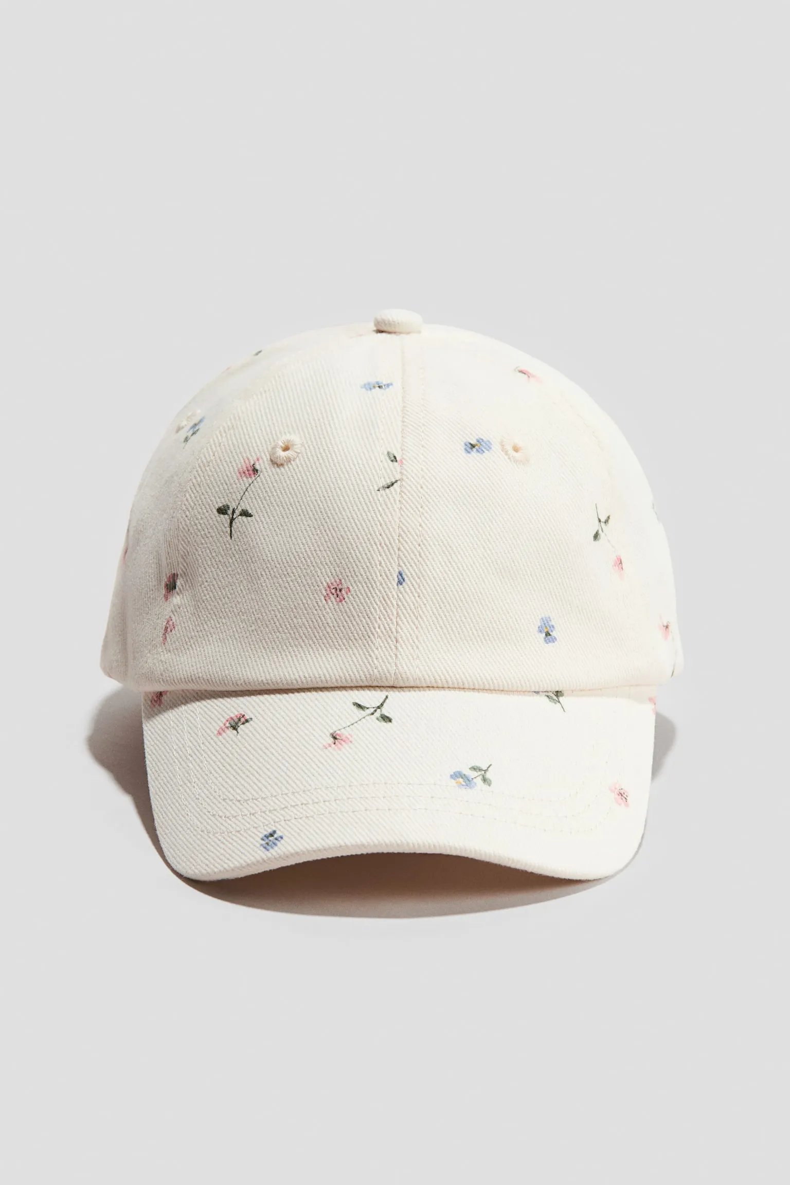 Gorra de algodón con moño