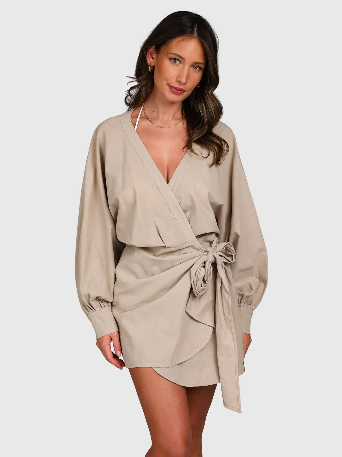 Alba Women Dress | Feather Grey