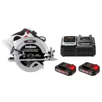 Combo Sierra circular inalámbrica 7 1/4" 5415B + Batería 20 V 2.0 A + Cargador