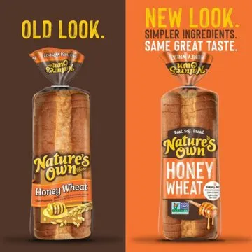 Nature's Own Honey Wheat Enriched Sliced Bread, 20 oz