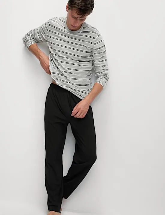 Pure Cotton Striped Pyjama Set
