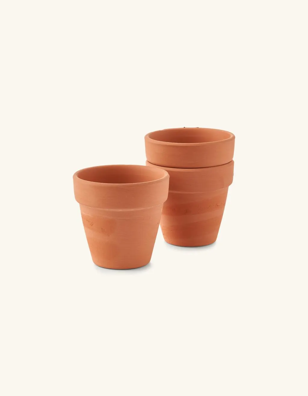 Terrakotta-Anzuchttöpfe