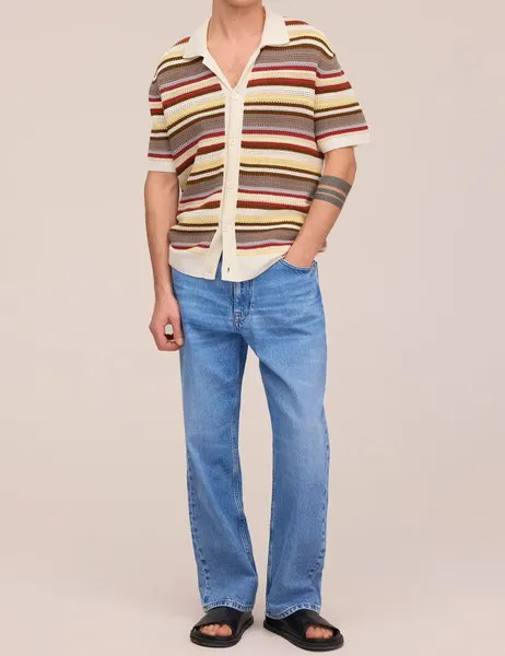 Lars Polo Cardigan 60019 Ivory