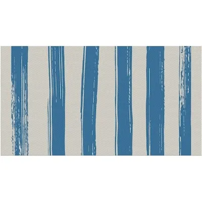 Reversible Outdoor Rug 59.06 in x 35.40 in - Painted Stripes