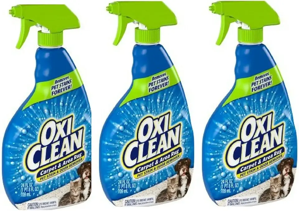 OxiClean 24 oz. Carpet and Area Rug Pet Stain and Odor Remover (24 oz) (3pack)