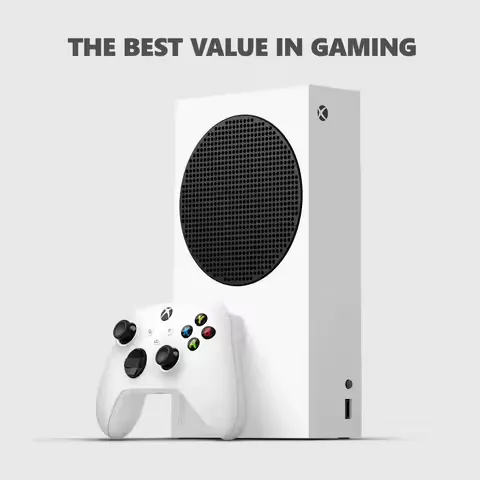 Microsoft Xbox Series S 512GB All-Digital Console (Disc-Free Gaming) – White, US Version