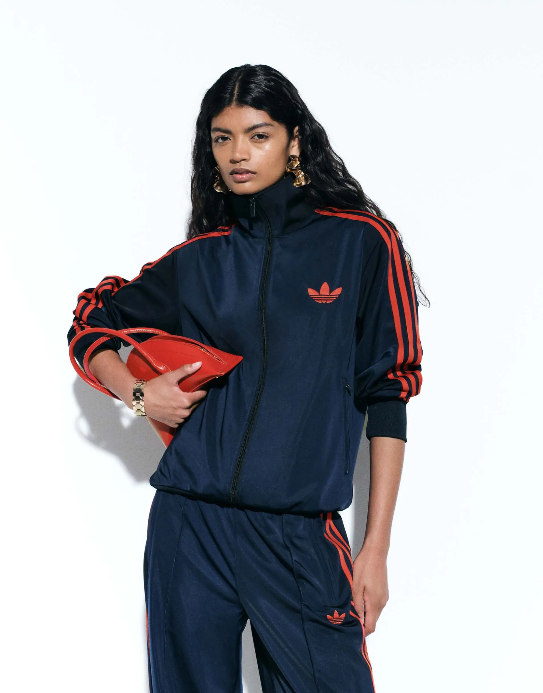 adidas Originals Firebird track jacket in navy and red - exclusive to ASOS