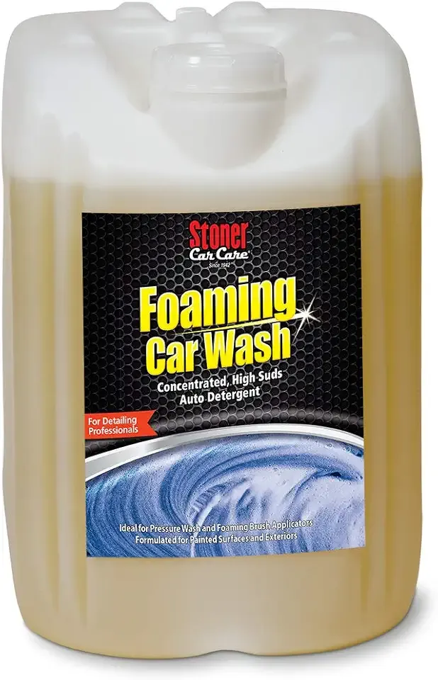 Stoner Car Care B546PL 5-Gallon Concentrated Foaming Car Wash Soap Deep Cleaning High Suds Auto Detergent