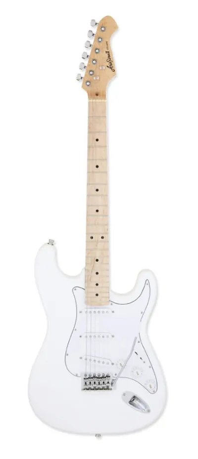 ARIA STG-003 MAPLE NECK ST-SYLE ELECTRIC GUITAR - WHITE