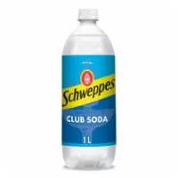 Schweppes Club Soda Bottle