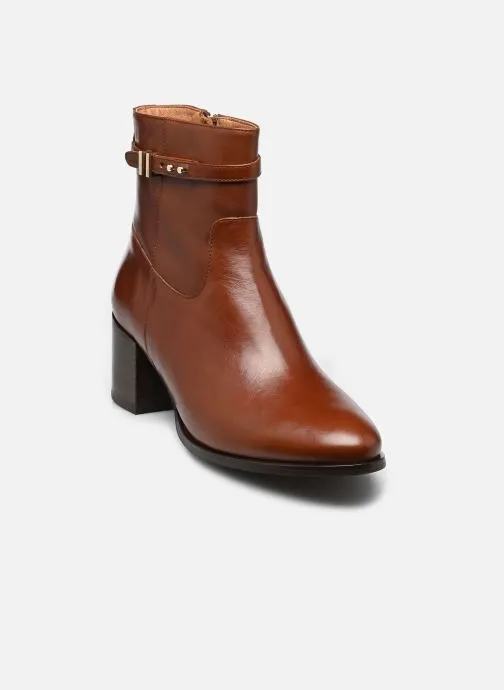 Enkellaarzen en boots CONSTANCE dames bruin