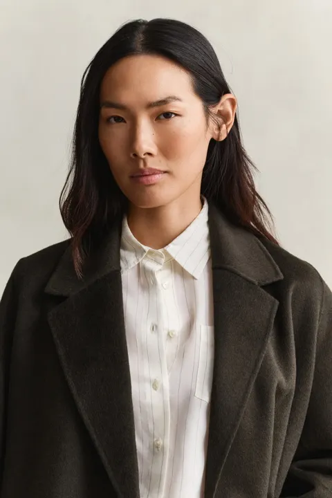 Handstitched Belted Coat