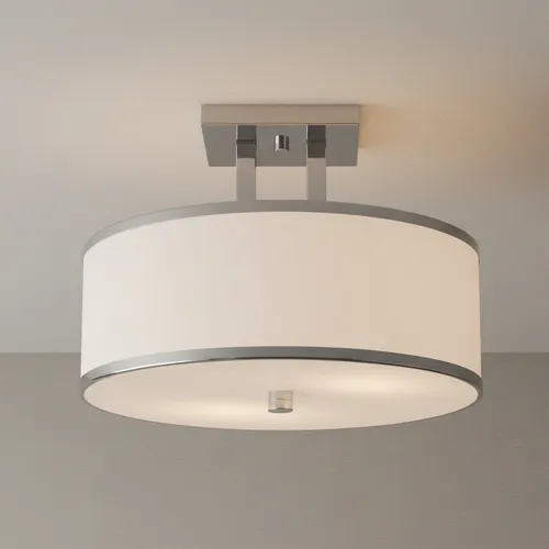 Canarm Inc. Amelia Chrome 3-Light Semi-Flush Mount Ceiling Light