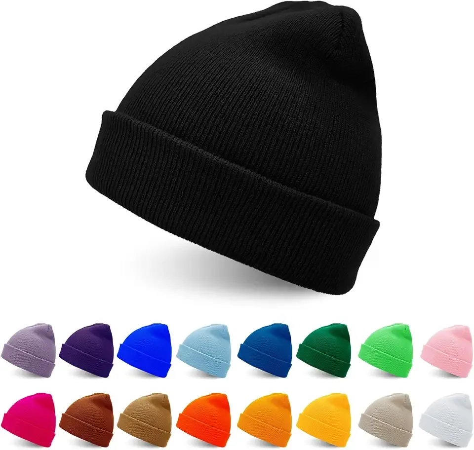 Beanie for Men Women Slouchy Beanie Hats Winter Knit Caps Soft Ski Hat