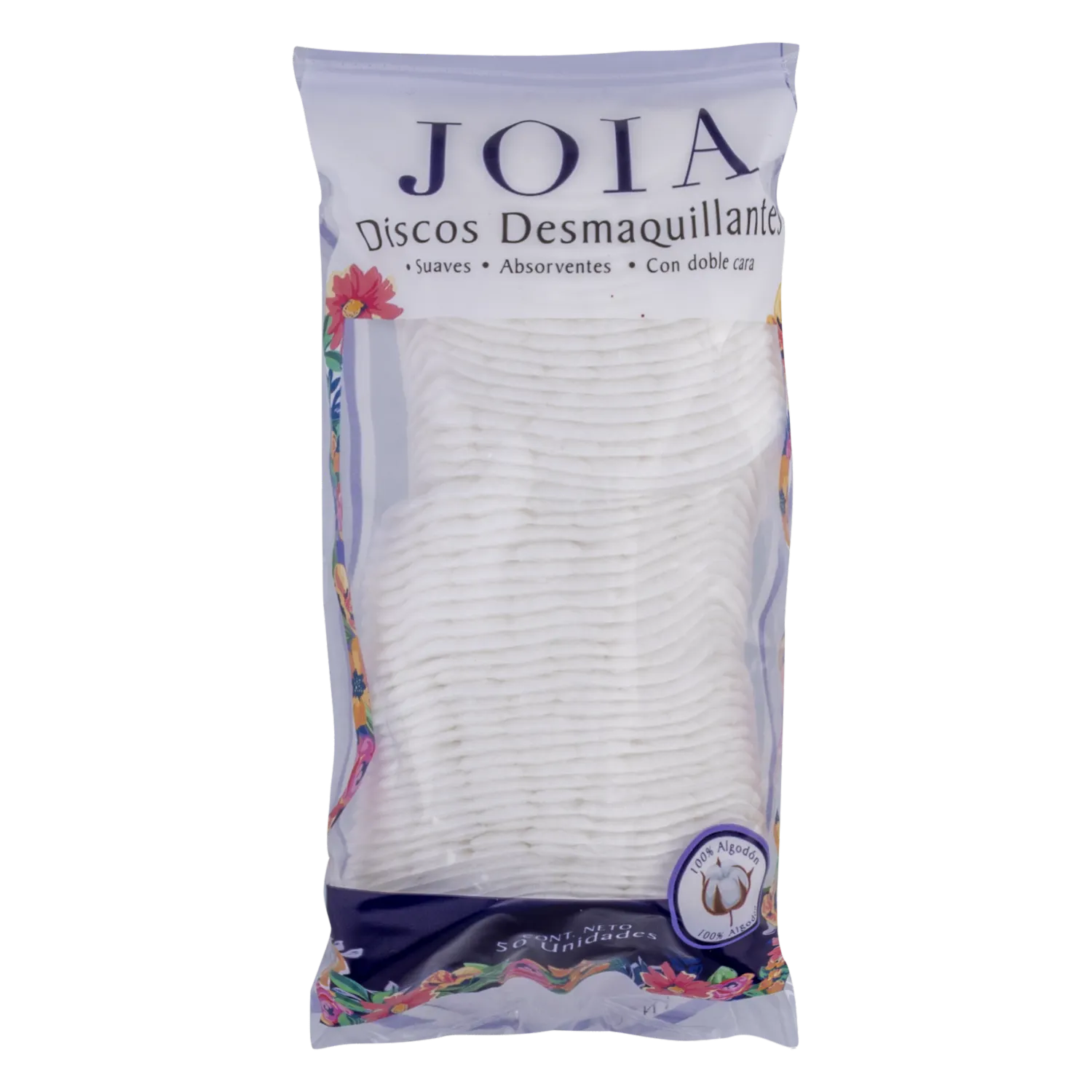 Discos Desmaquillantes Zip Bag JOIA X 50 Uds