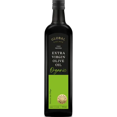 Global Village Extra Virgin Organic Olive Oil 750ml