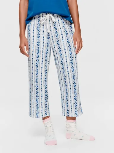 Vintage Floral 3/4 Pj Pant