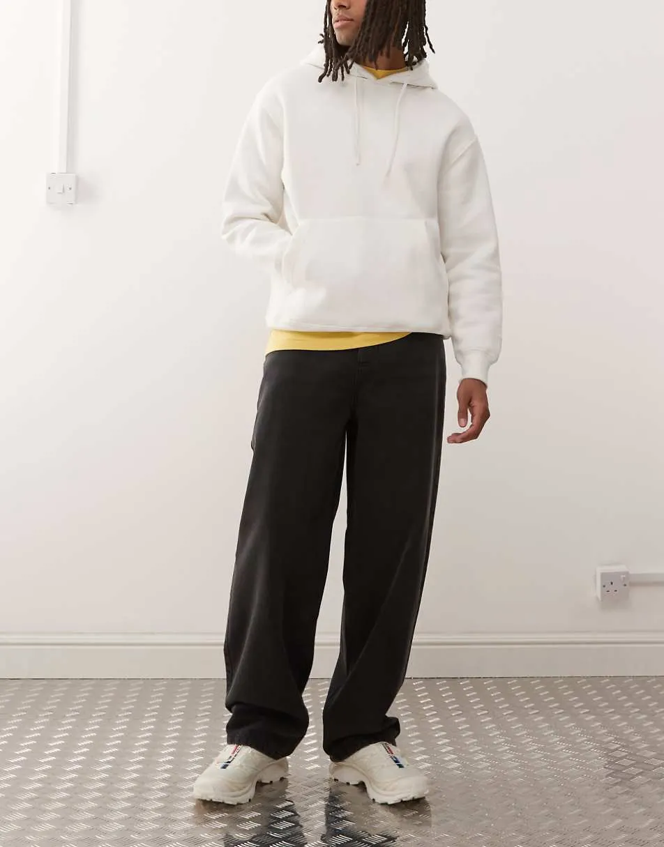 COLLUSION X001 antifit mid rise jean in washed black