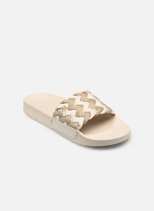 Strandsandalen TH BRAIDED POOL SLID dames beige