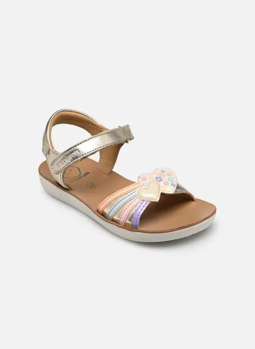 Sandalen Goa Heart meisjes zilver