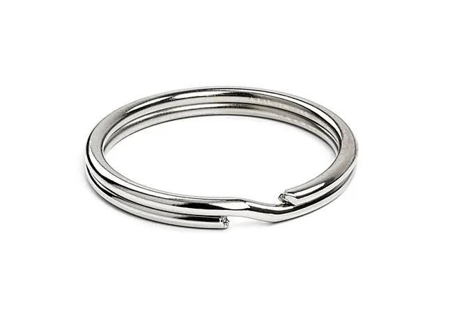 NØKKELRING 1269 25+30MM FORNIKLET SB
