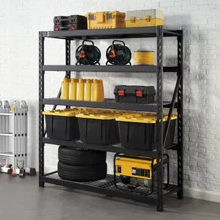 Gorilla Rack 5-tier Industrial Rack, 72" x 24" x 84"