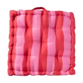 Zitkussen rood/roze - 40x40x8 cm