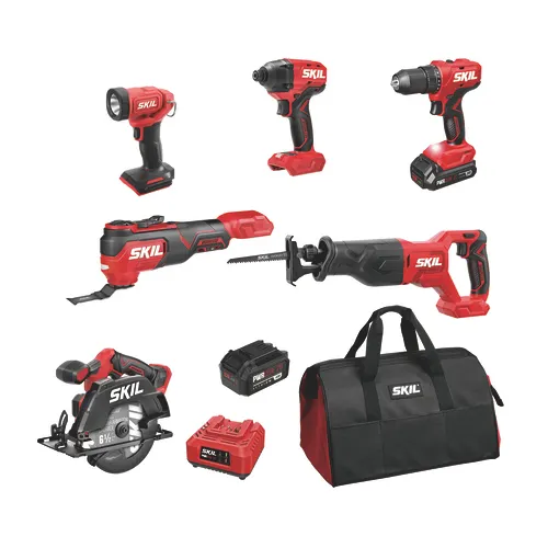 SKIL® 20-Volt Brushless Cordless 6-Tool Combo Kit