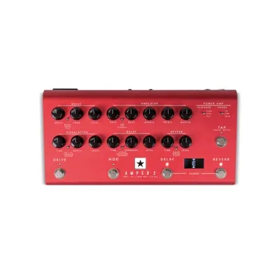 BLACKSTAR DEPT.10 AMPED 2 - 100W 2 CHANNEL AMP PEDAL WITH MULTI FX - DELAY - REVERB - MODULATION - AMD/CAB EMULATION