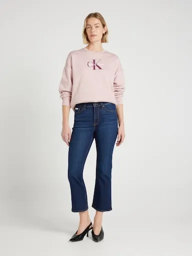 Calvin Klein High Rise Crop Flare In Dekalb