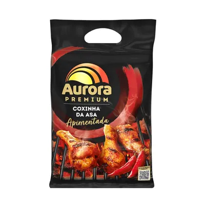 carne coxinha da asa apimentada premium aurora 800g