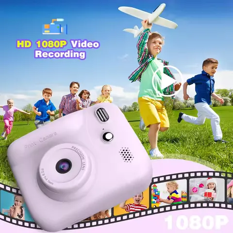 Super Cute Children Camera 1080P HD Toddler Digital Video Camera 2.0-inch Kids Camera with Silicone Cases Toys for Christmas