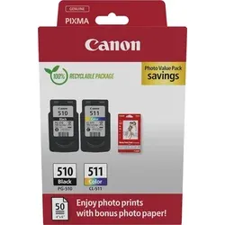 Canon PG-510 / CL-511 Photo Paper Value Pack