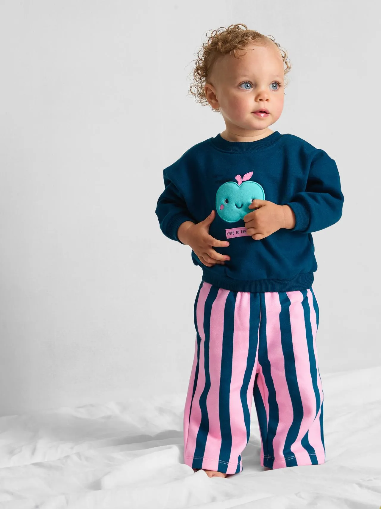 0–18 mois | Sweat-shirt et pantalon en coton nouveau-né